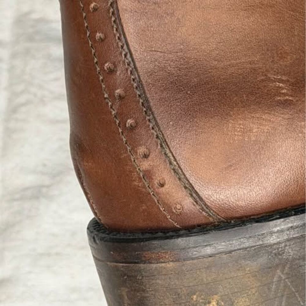 Bachrach Brown Leather Dress Shoes - Picture 7 of 9